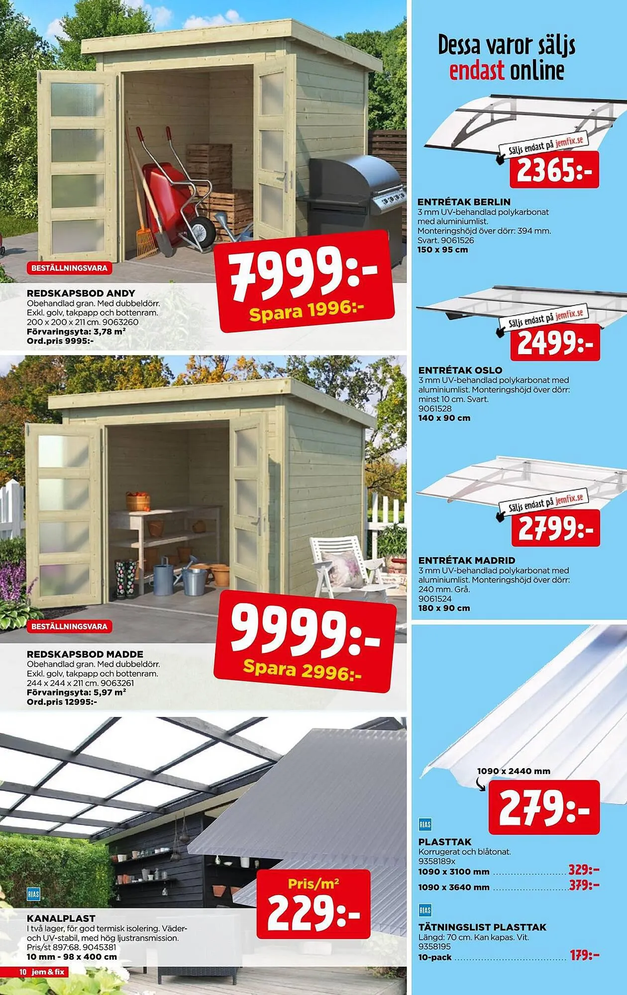 Jem&Fix reklamblad från 16 juli till 23 juli 2023 - Reklamblad sidor 10