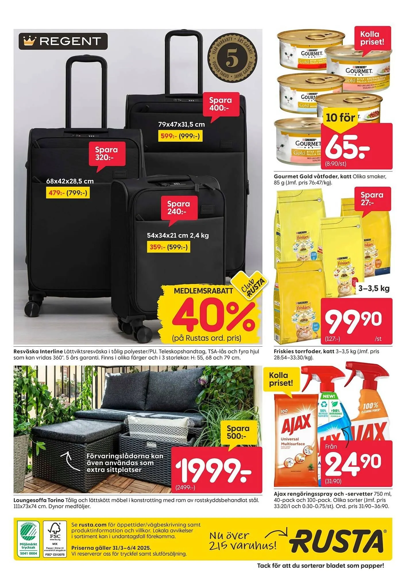Rusta reklamblad från 31 mars till 6 april 2025 - Reklamblad sidor 16
