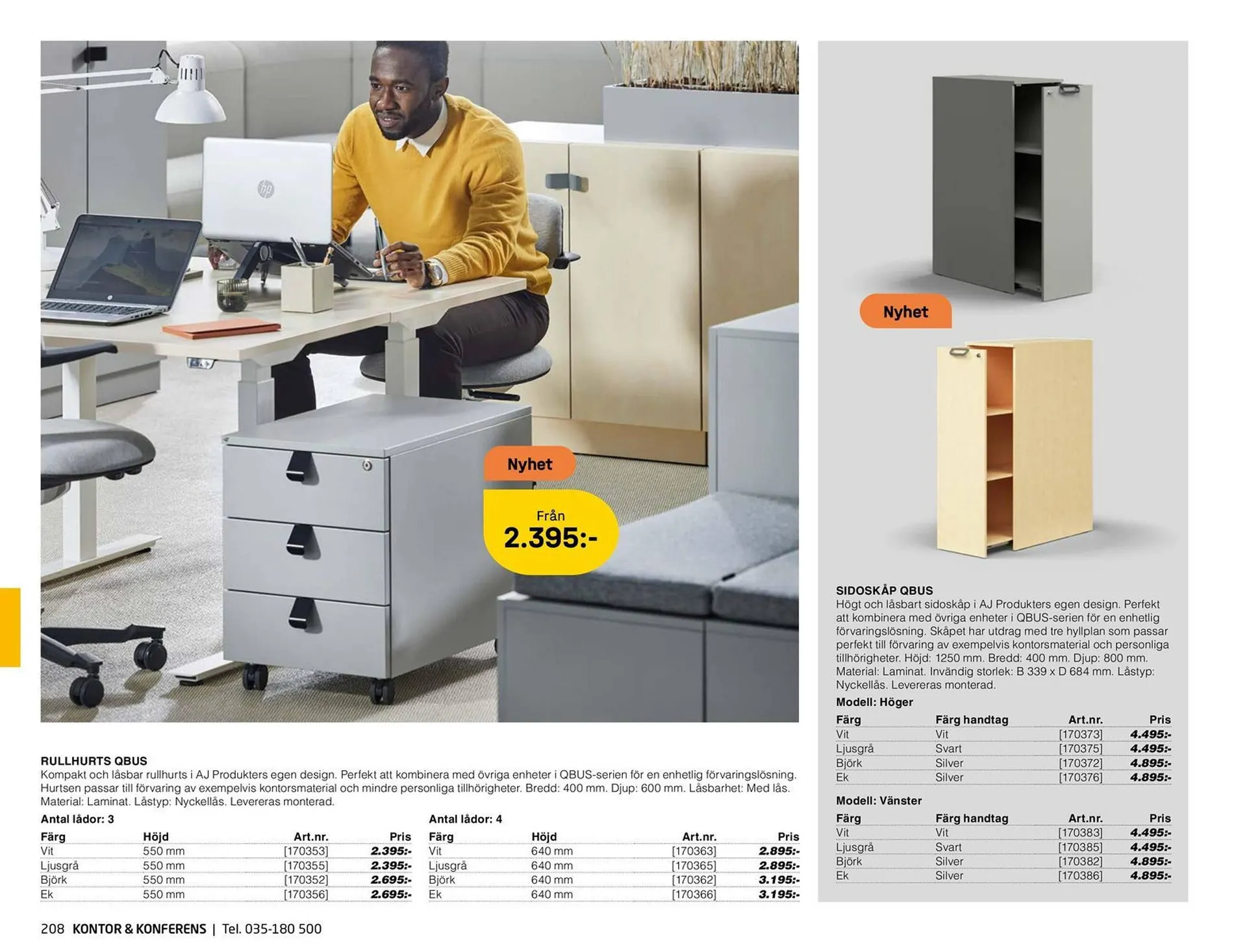 AJ Produkter reklamblad från 8 oktober till 4 december 2023 - Reklamblad sidor 208