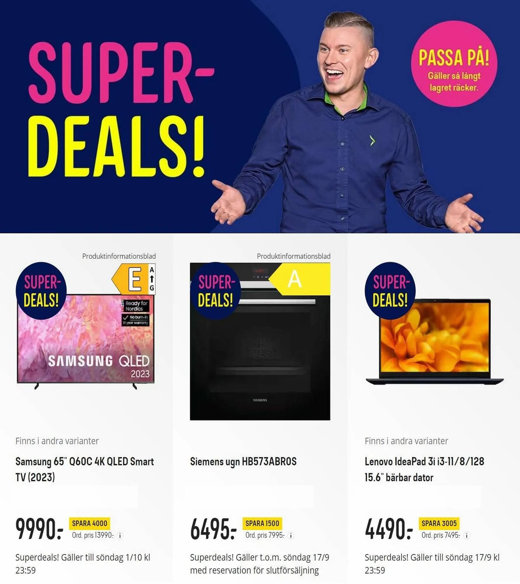 Elgiganten reklamblad från 16 september till 7 oktober 2023 - Reklamblad sidor 5