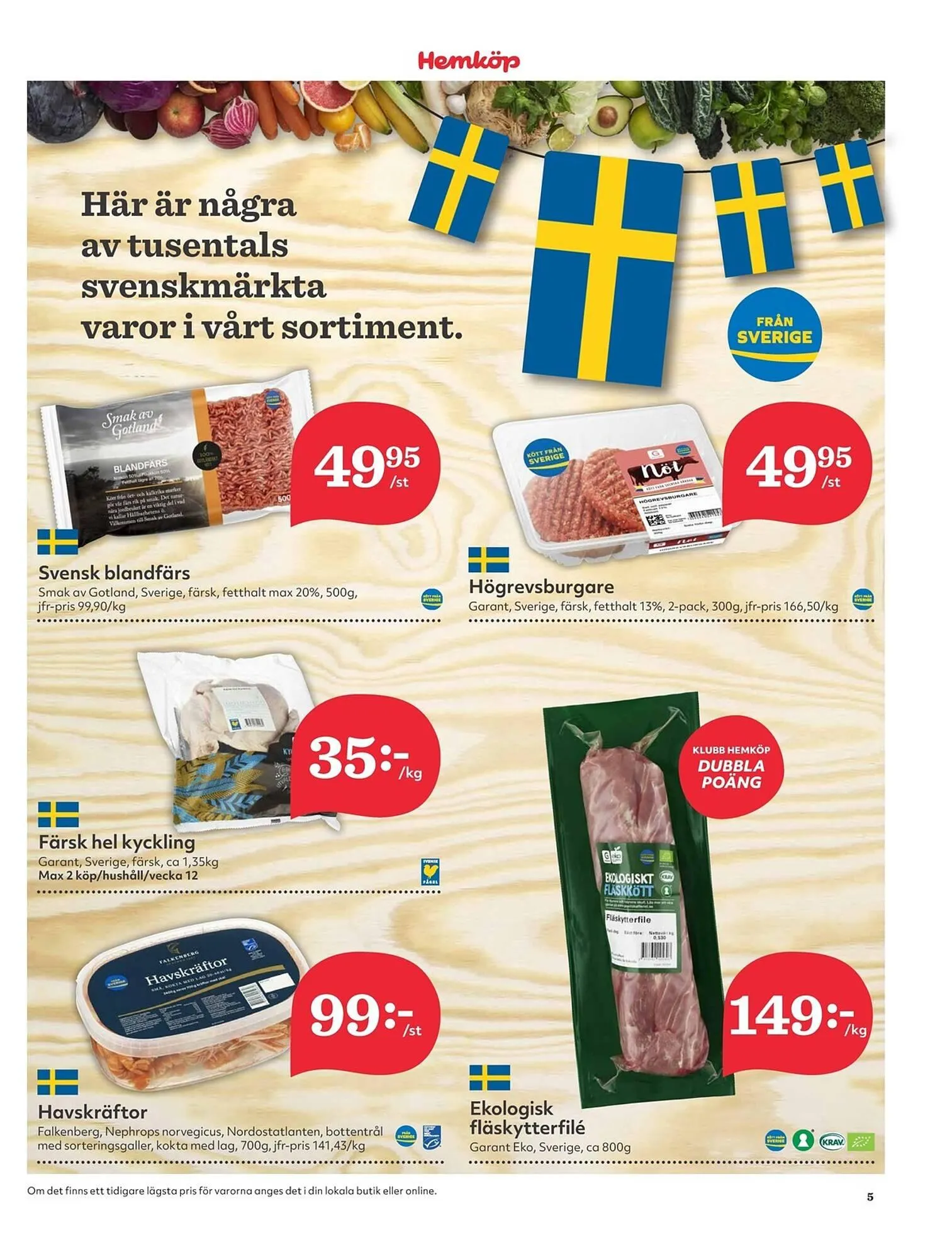 Hemköp reklamblad från 17 mars till 23 mars 2025 - Reklamblad sidor 5