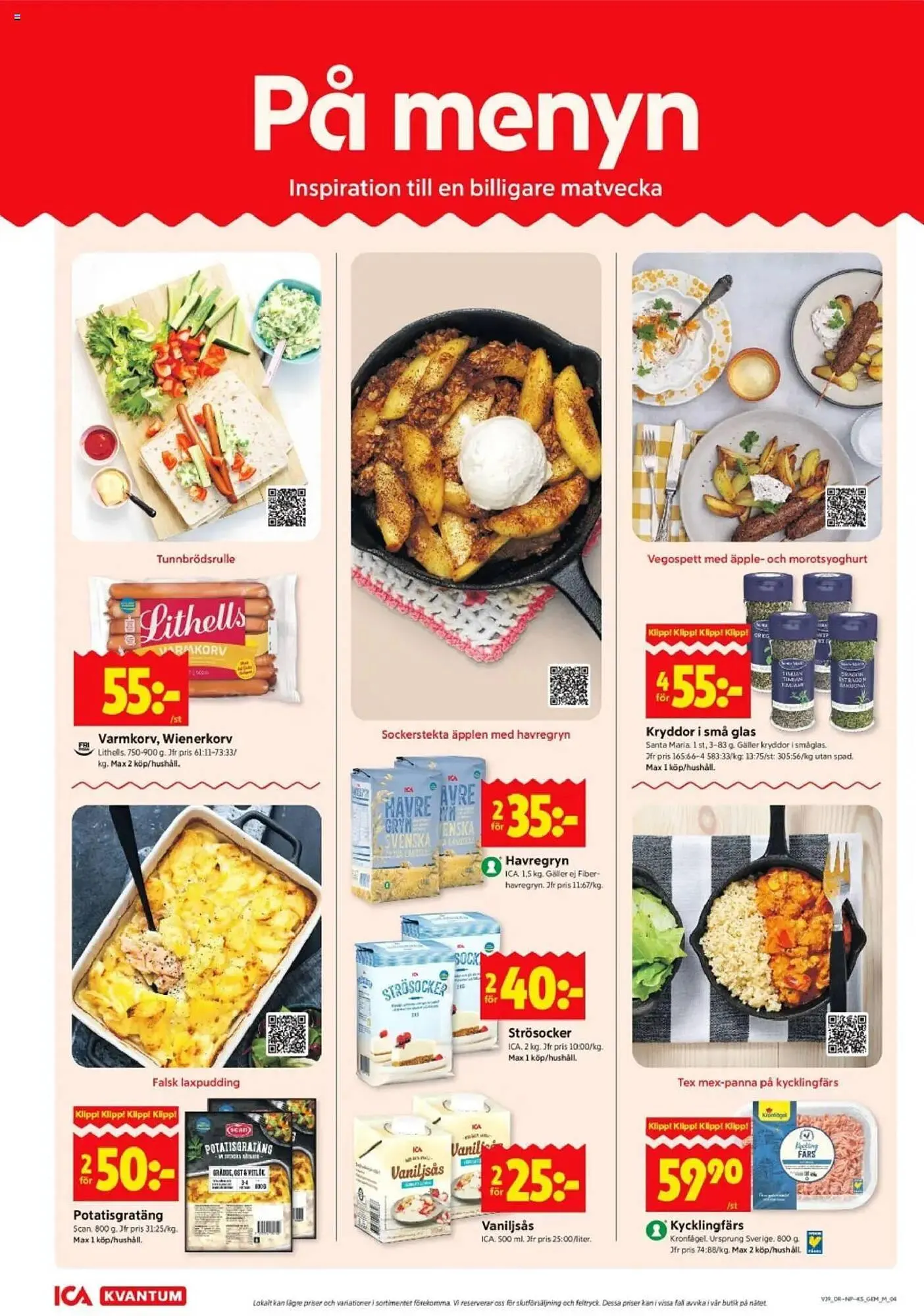 ICA Kvantum reklamblad från 22 september till 28 september 2025 - Reklamblad sidor 4