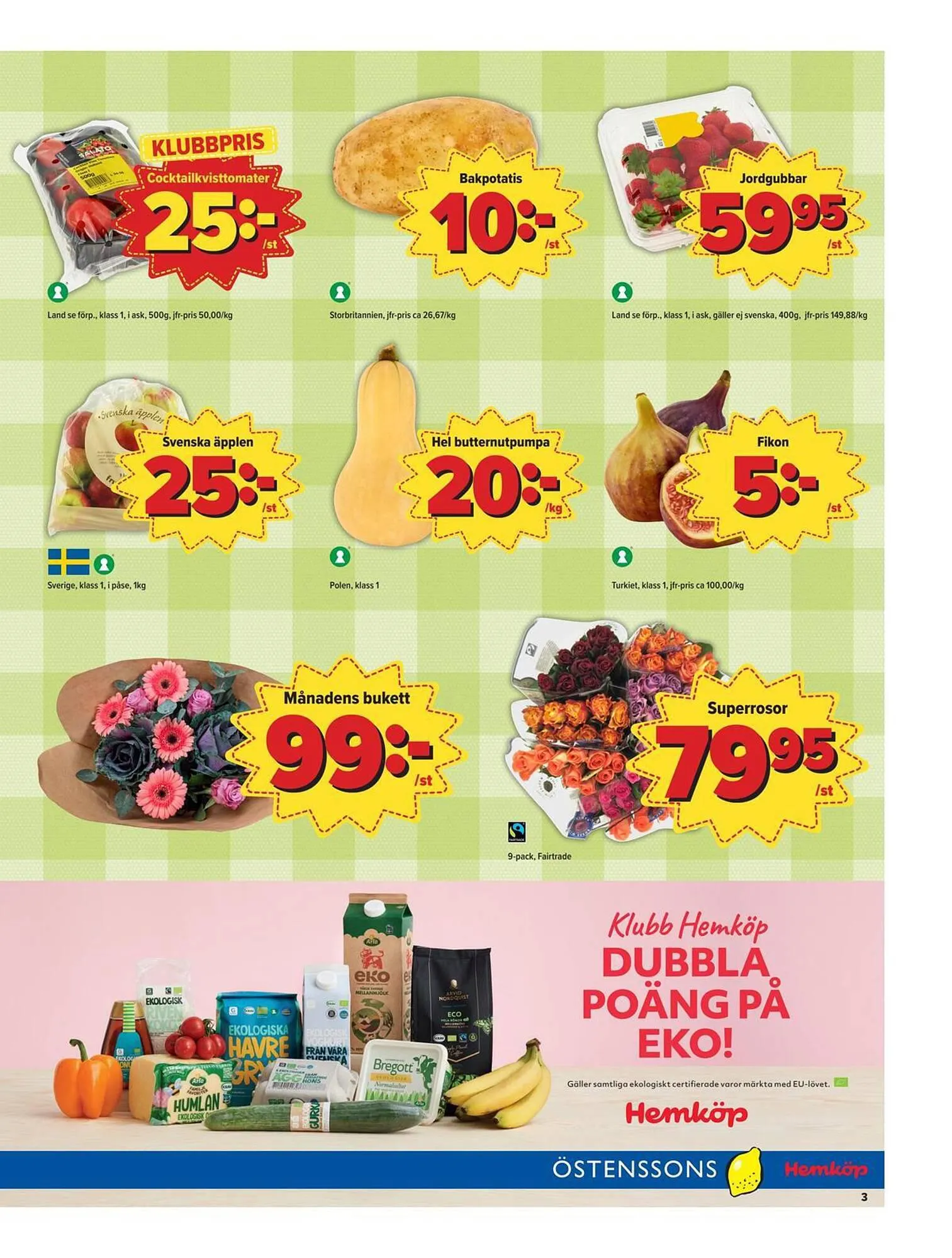 Östenssons reklamblad från 25 september till 1 oktober 2023 - Reklamblad sidor 3