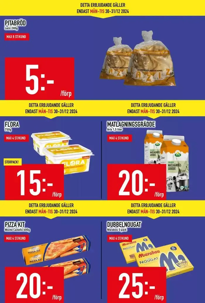 Veckans erbjudanden från 30 december till 13 januari 2025 - Reklamblad sidor 3