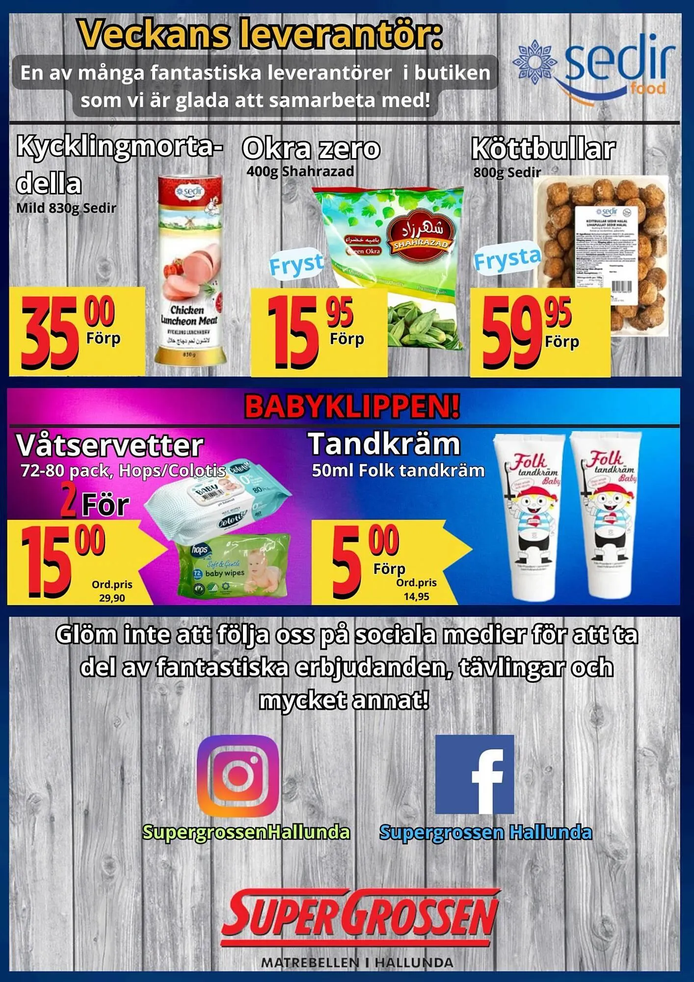 Supergrossen reklamblad från 28 juli till 3 augusti 2025 - Reklamblad sidor 15