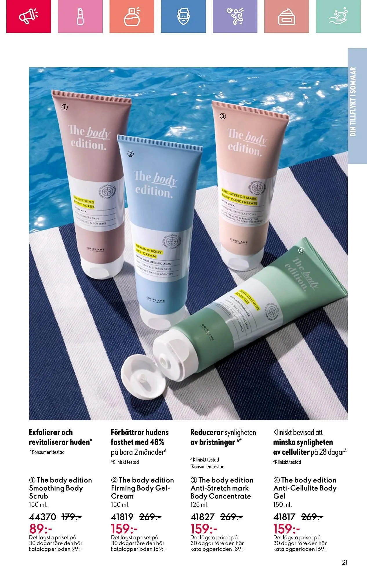 Oriflame reklamblad från 22 juni till 12 juli 2025 - Reklamblad sidor 21