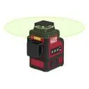 Korslaser grön 18 V 3x360° 30 m