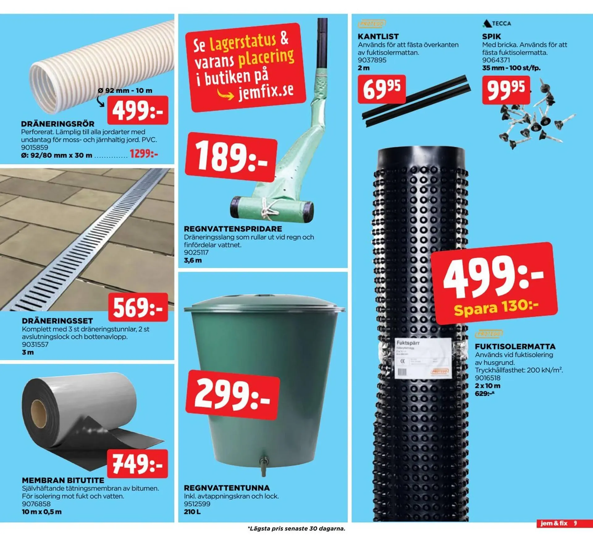 Jem&Fix reklamblad från 28 juli till 3 augusti 2025 - Reklamblad sidor 9