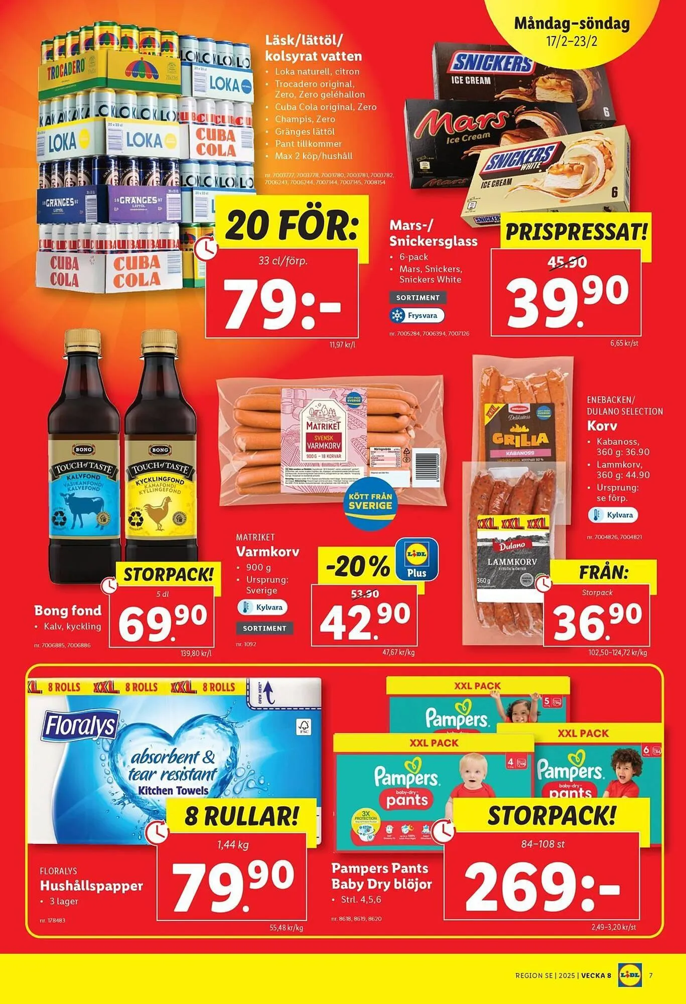 Lidl reklamblad från 17 februari till 23 februari 2025 - Reklamblad sidor 7