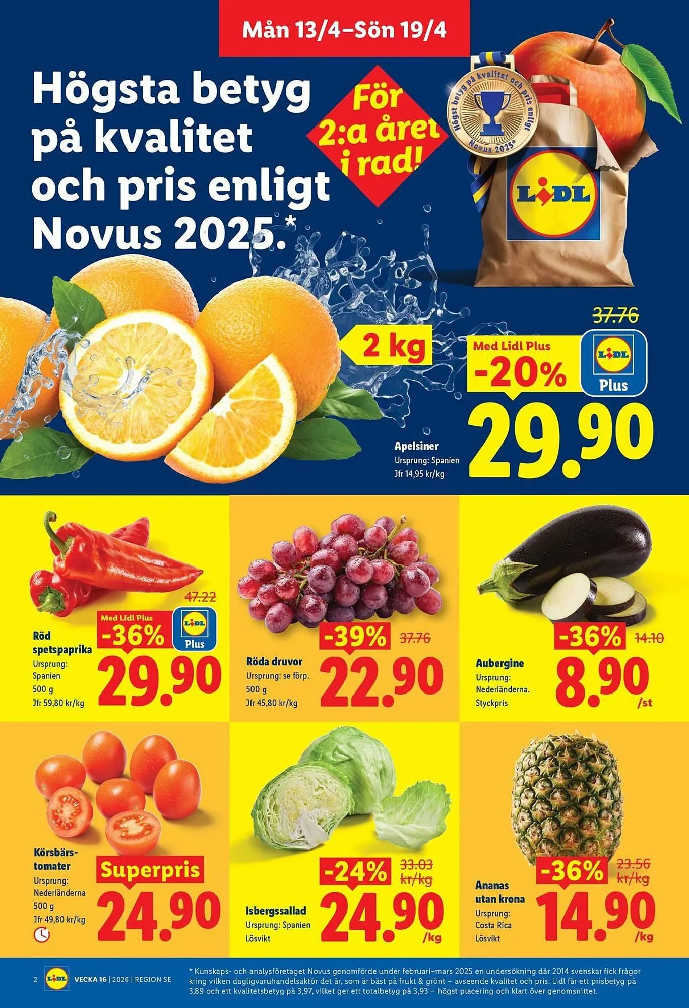Lidl reklamblad från 13 april till 19 april 2026 - Reklamblad sidor 2