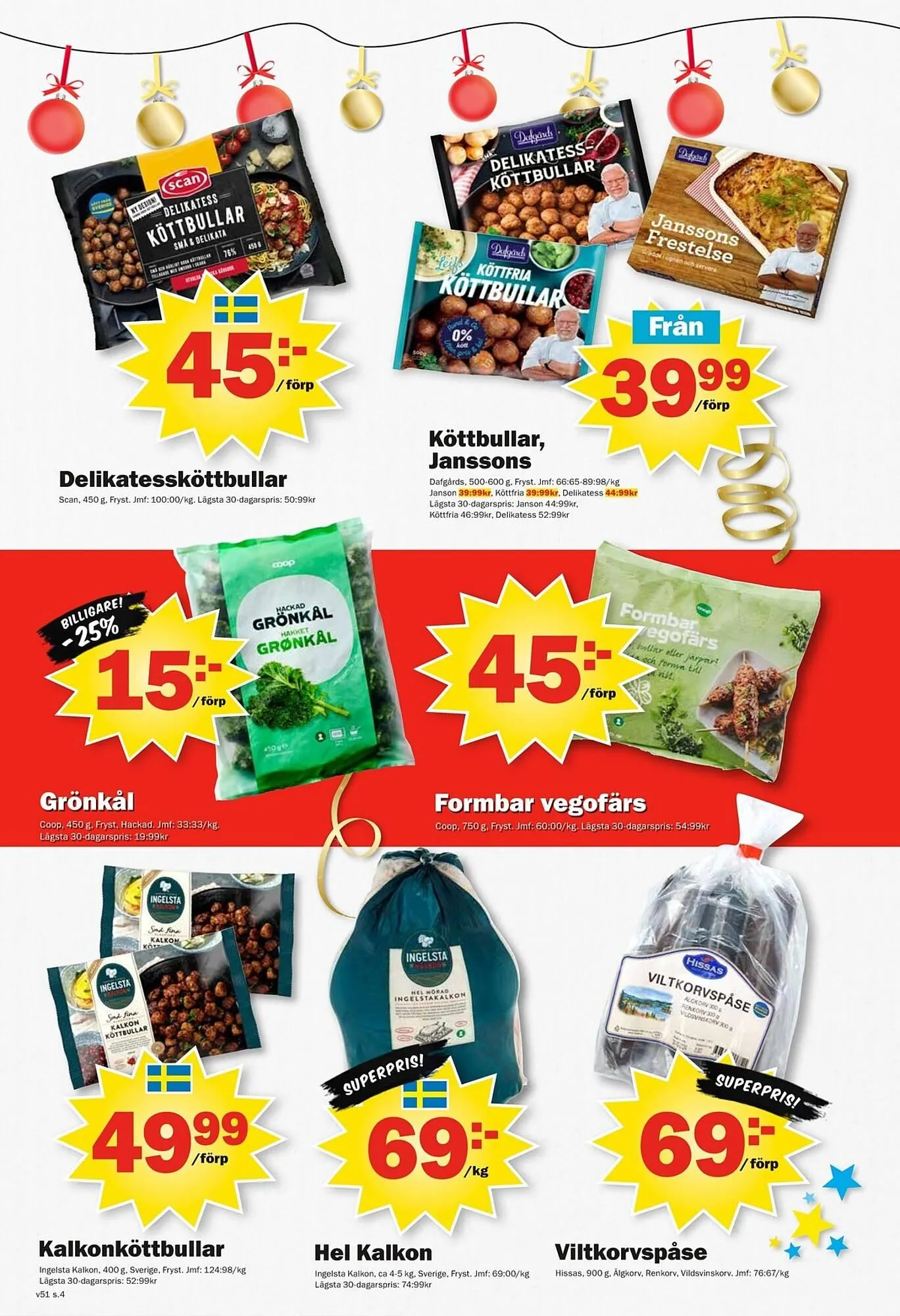 Pekås reklamblad från 15 december till 21 december 2025 - Reklamblad sidor 4