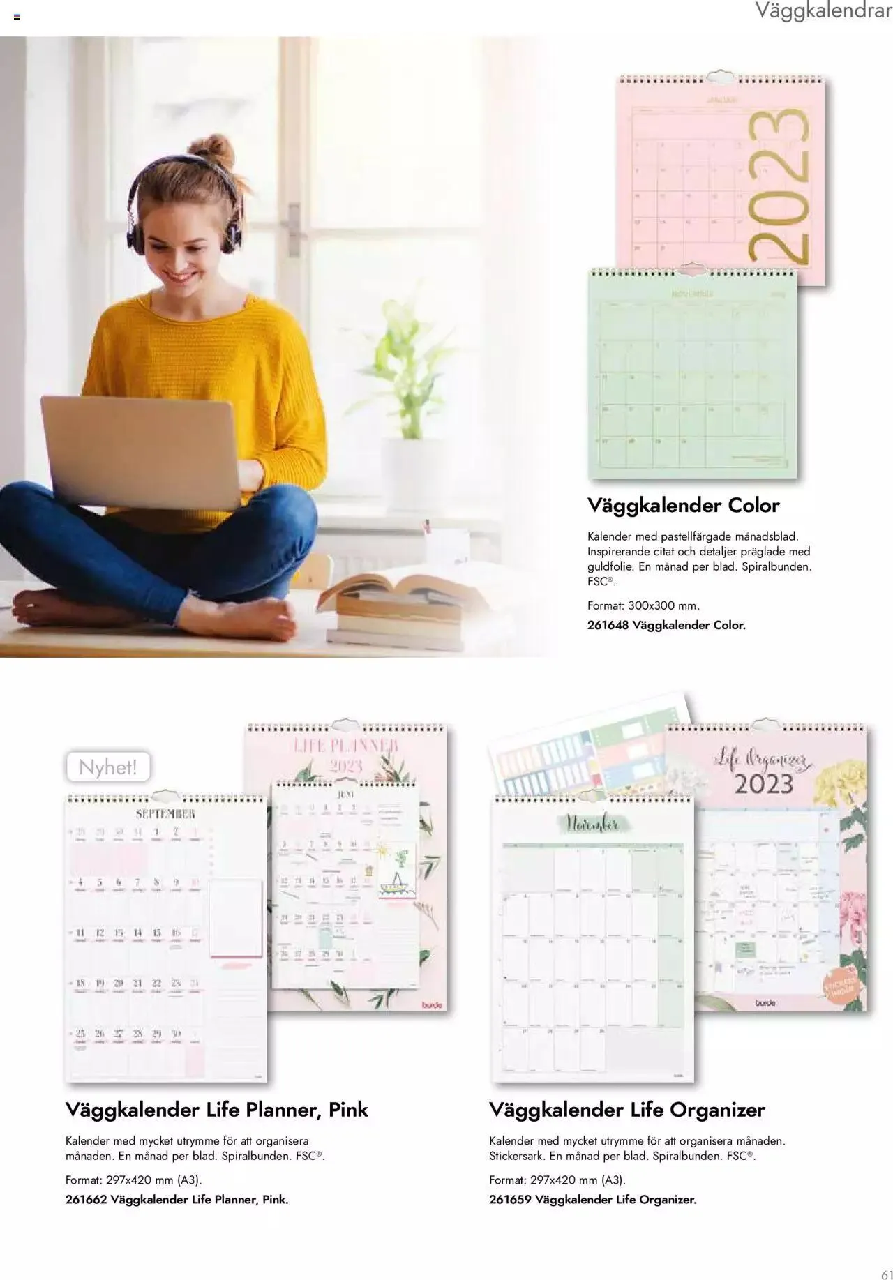 Almanackor och Kalendrar 2023 från 10 april till 31 december 2023 - Reklamblad sidor 61