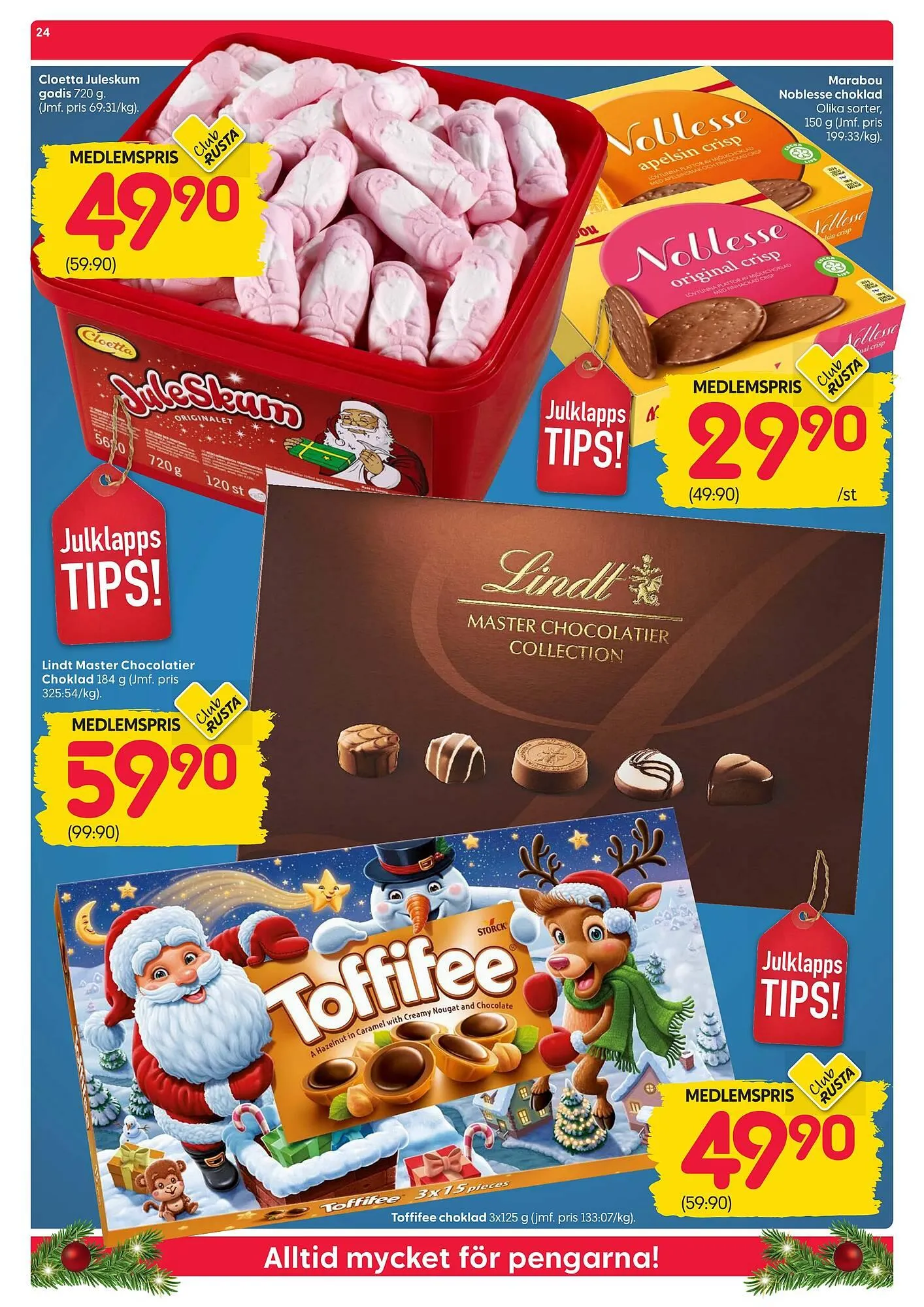 Rusta reklamblad från 9 december till 15 december 2024 - Reklamblad sidor 24