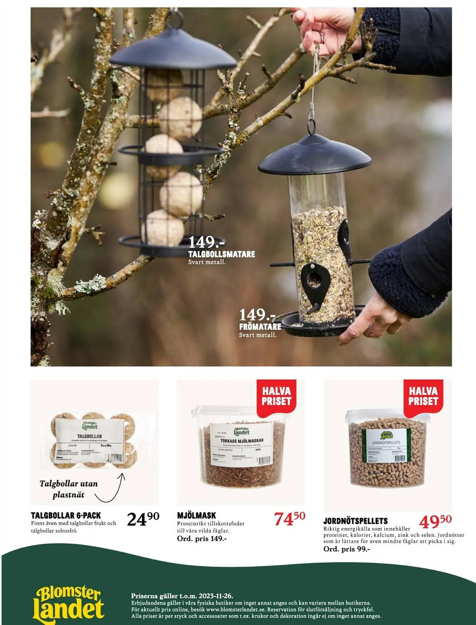 Blomsterlandet reklamblad från 20 november till 26 november 2023 - Reklamblad sidor 16