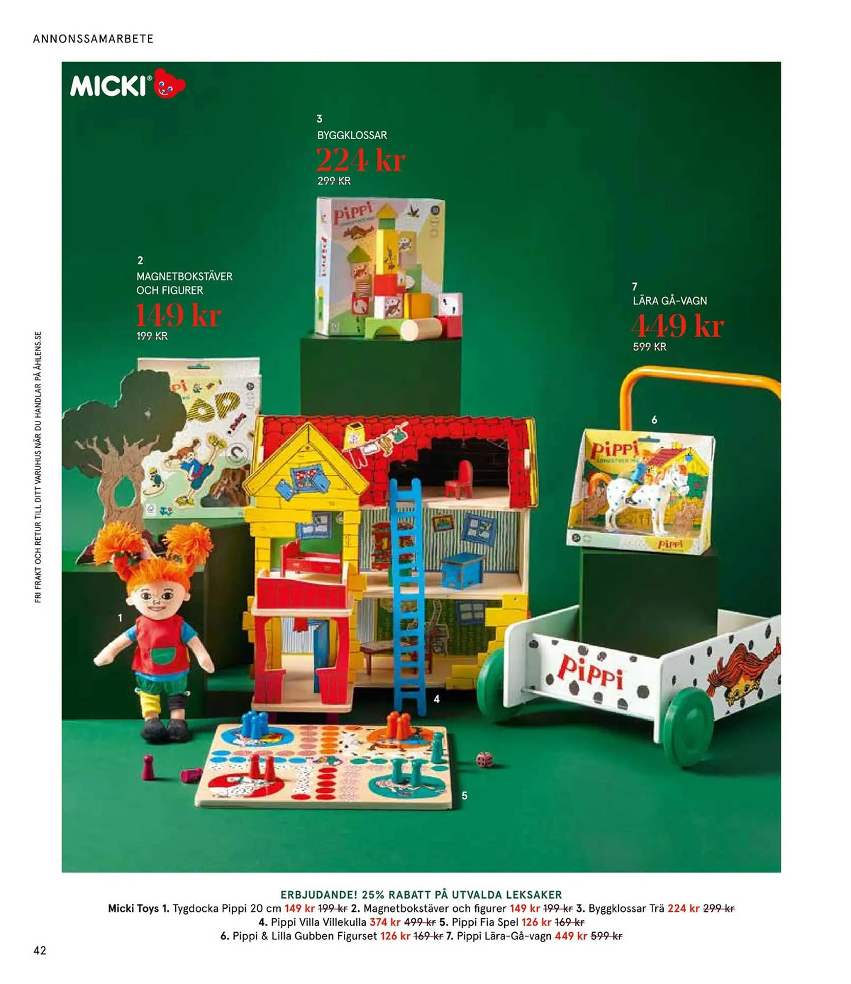 Åhléns reklamblad från 25 november till 24 december 2024 - Reklamblad sidor 42