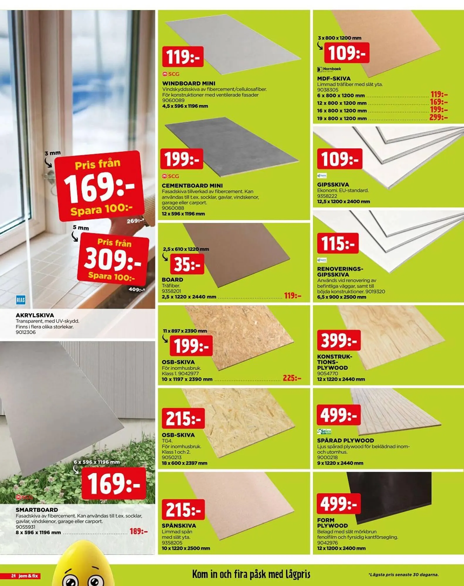 Jem&Fix reklamblad från 14 april till 20 april 2025 - Reklamblad sidor 24
