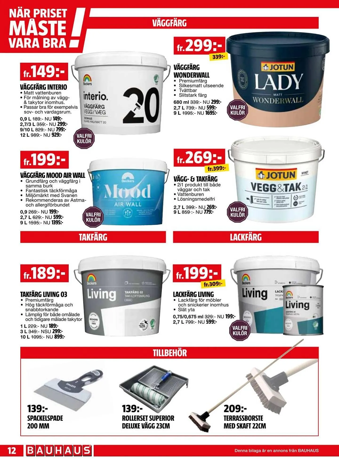 Bauhaus reklamblad från 31 mars till 13 april 2025 - Reklamblad sidor 12
