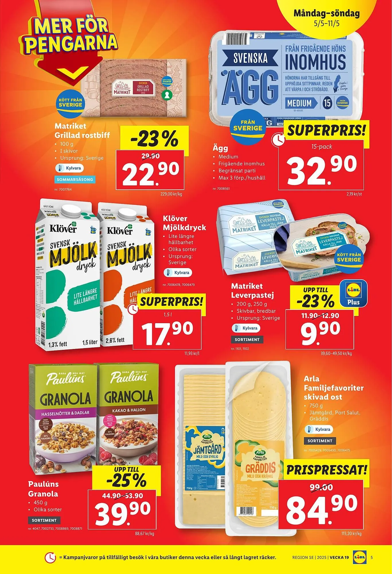 Lidl reklamblad från 5 maj till 11 maj 2025 - Reklamblad sidor 5