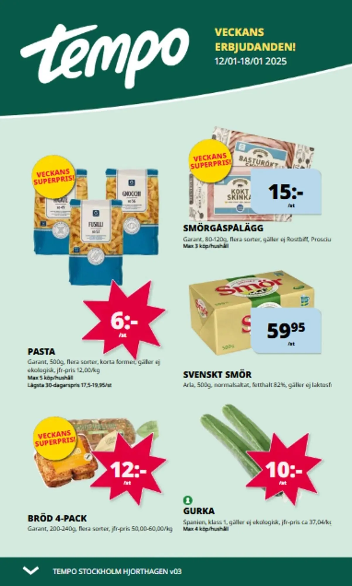 Tempo reklamblad från 12 januari till 18 januari 2026 - Reklamblad sidor 1