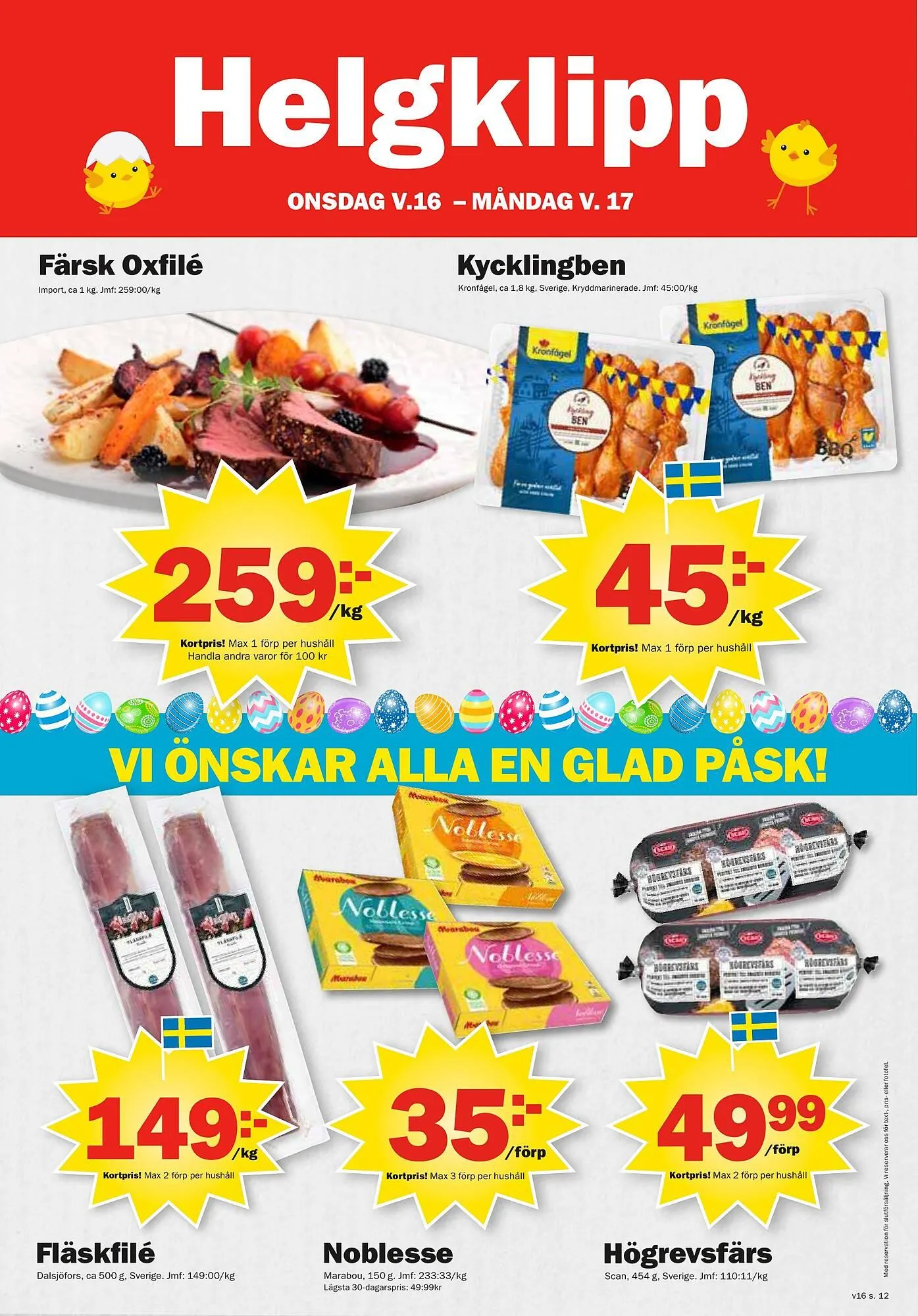 Pekås reklamblad från 14 april till 20 april 2025 - Reklamblad sidor 12
