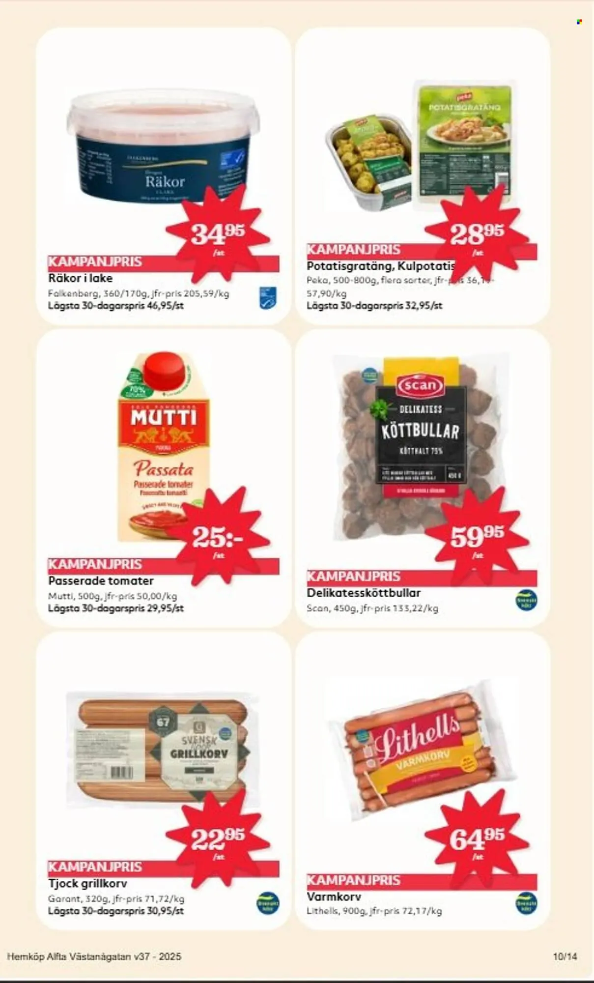Hemköp reklamblad från 8 september till 14 september 2025 - Reklamblad sidor 10
