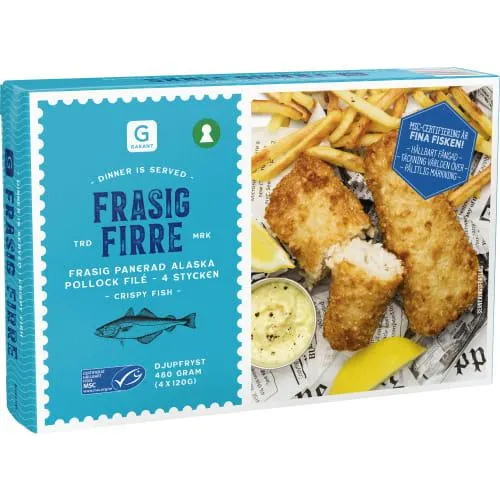 Frasig Firre Panerad Alaska Frysta/4 Port