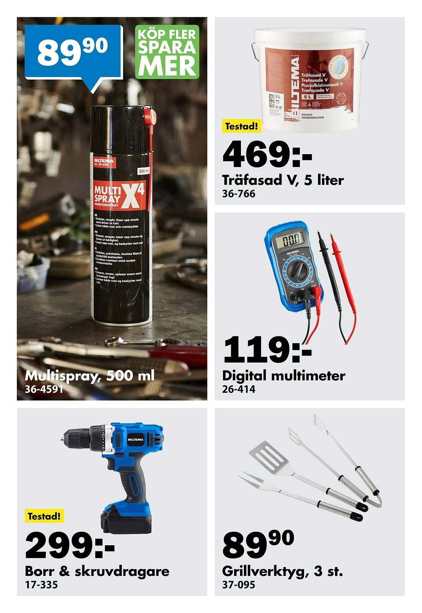 Biltema reklamblad från 13 augusti till 24 augusti 2025 - Reklamblad sidor 7