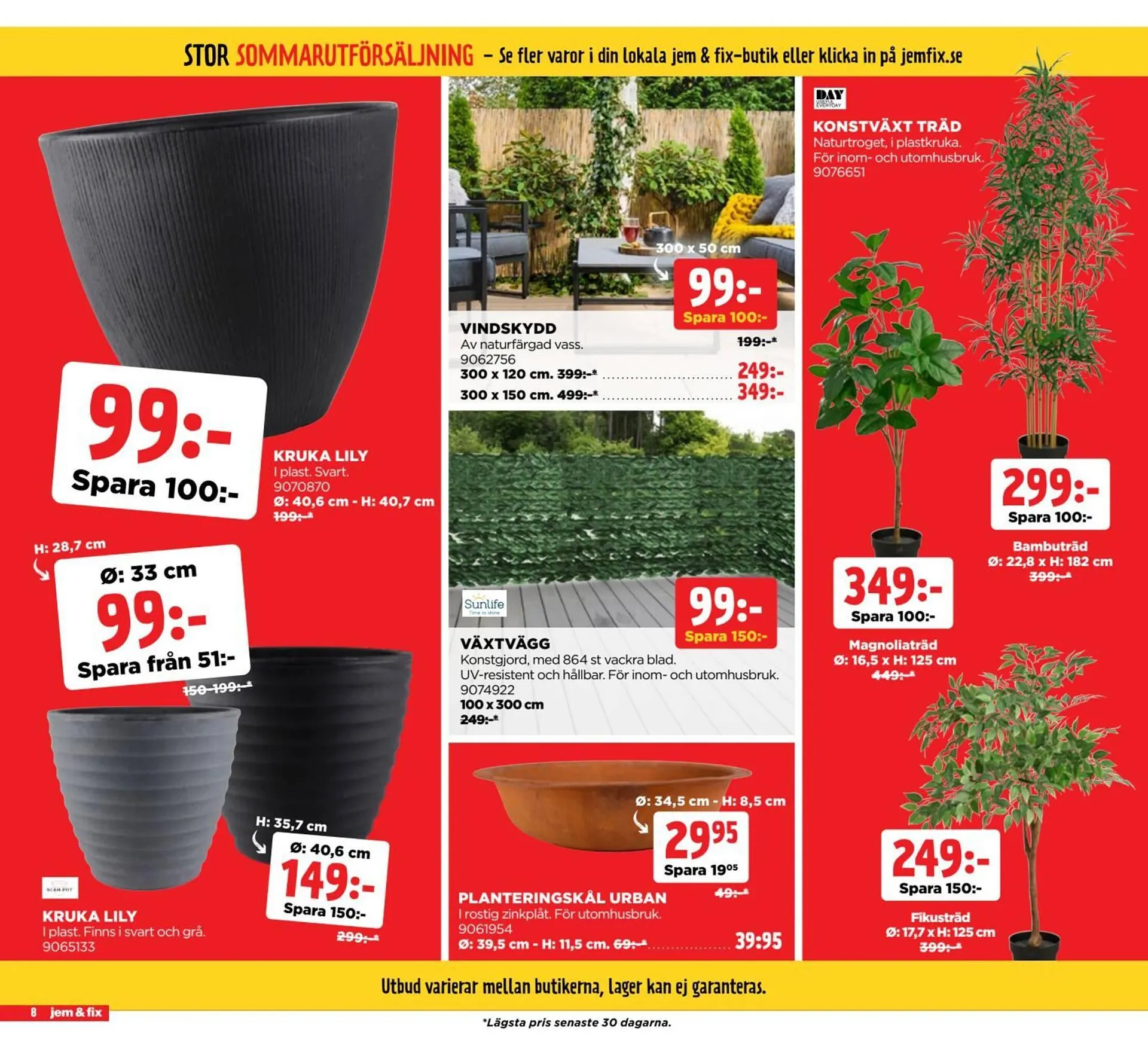 Jem&Fix reklamblad från 4 augusti till 24 augusti 2025 - Reklamblad sidor 8