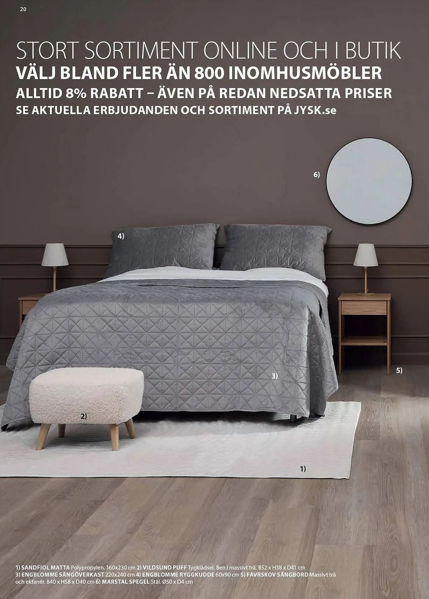 JYSK reklamblad från 7 mars till 31 december 2023 - Reklamblad sidor 20