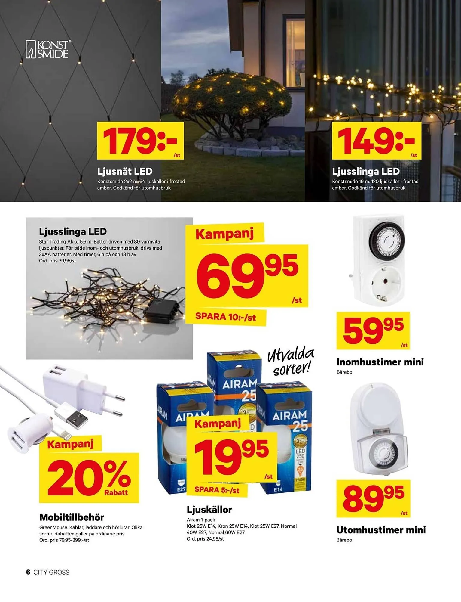 City Gross reklamblad från 21 oktober till 17 november 2024 - Reklamblad sidor 6