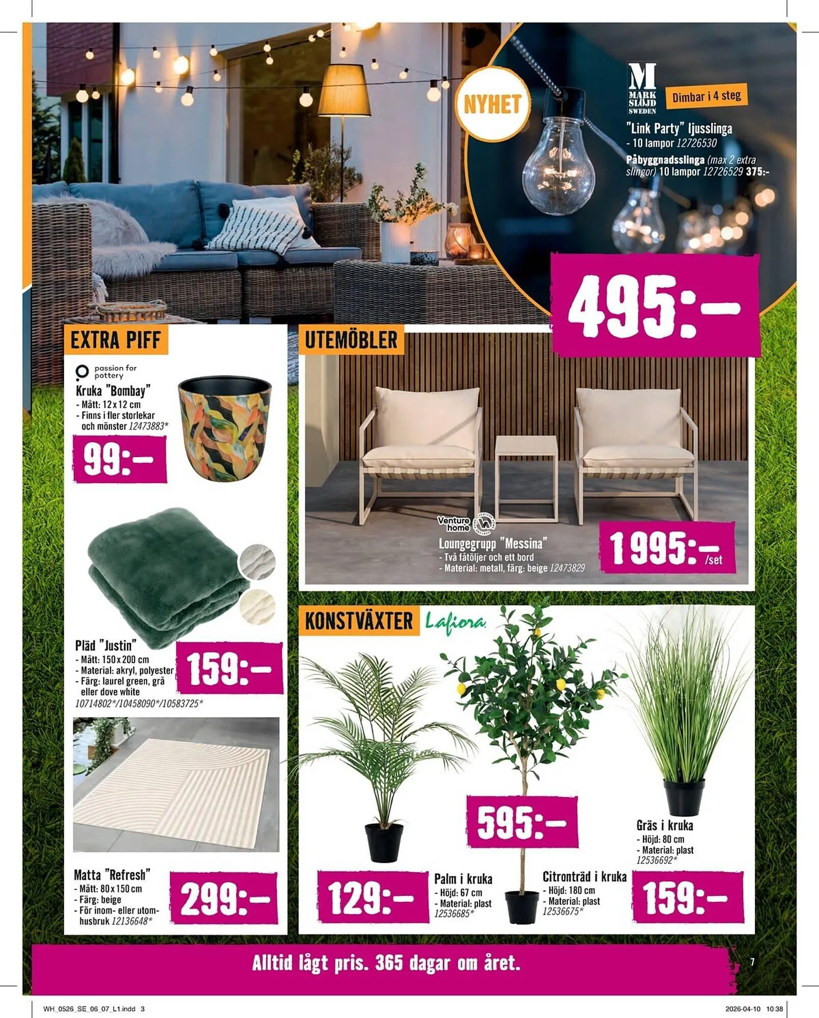 Hornbach reklamblad från 4 maj till 30 maj 2026 - Reklamblad sidor 7