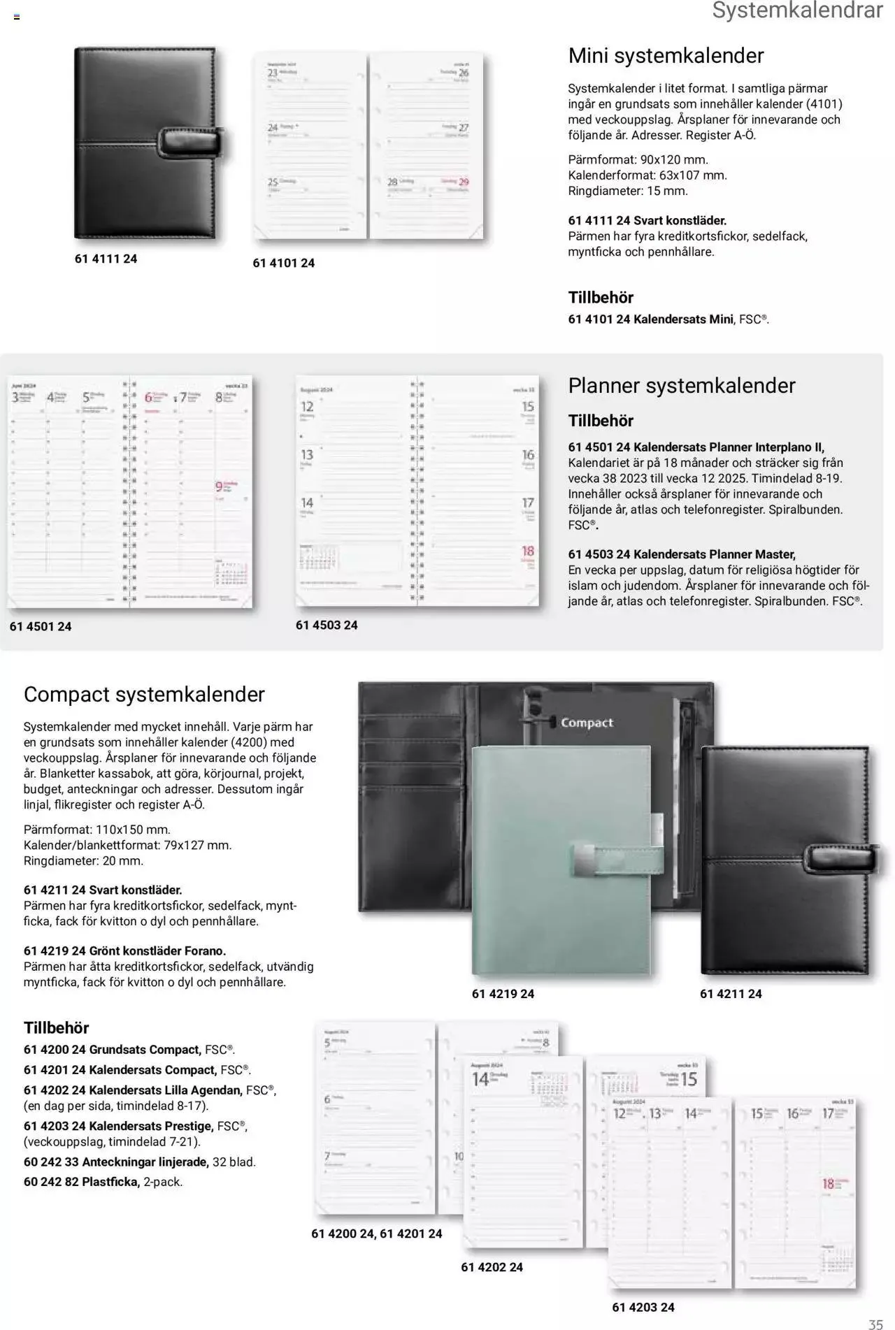 Kalendrar 2024 från 25 juli till 31 december 2023 - Reklamblad sidor 35