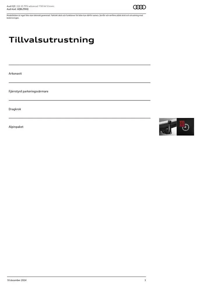 Audi Q3 från 10 december till 10 december 2025 - Reklamblad sidor 3