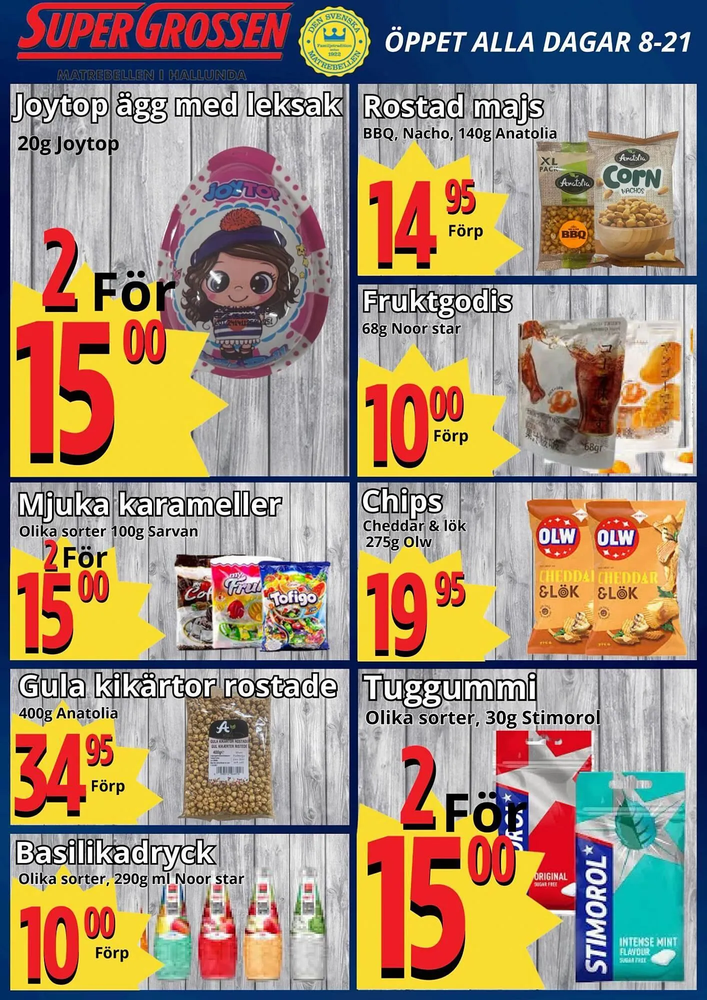 Supergrossen reklamblad från 20 oktober till 26 oktober 2025 - Reklamblad sidor 11