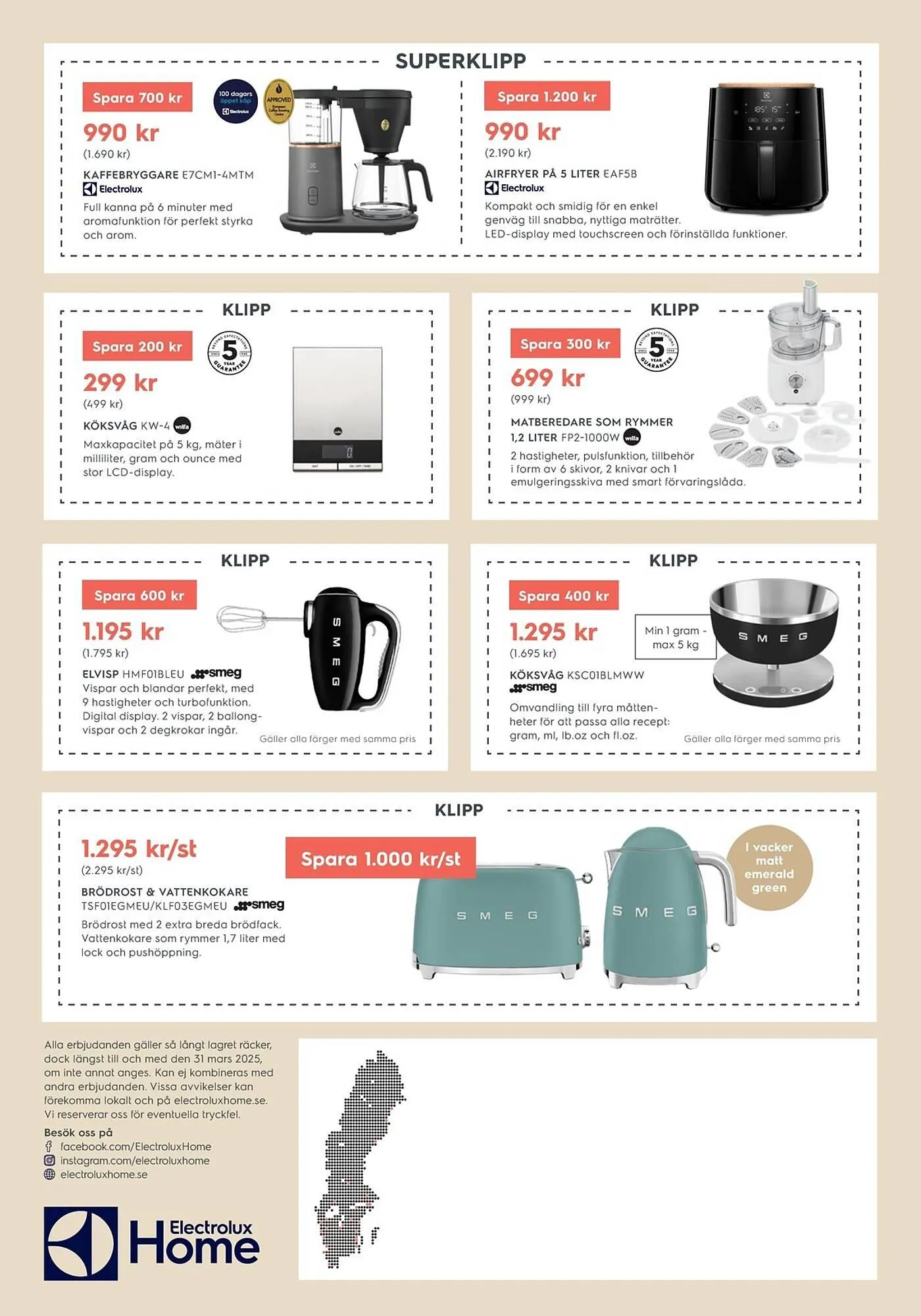 Electrolux Home reklamblad från 11 mars till 31 mars 2025 - Reklamblad sidor 12