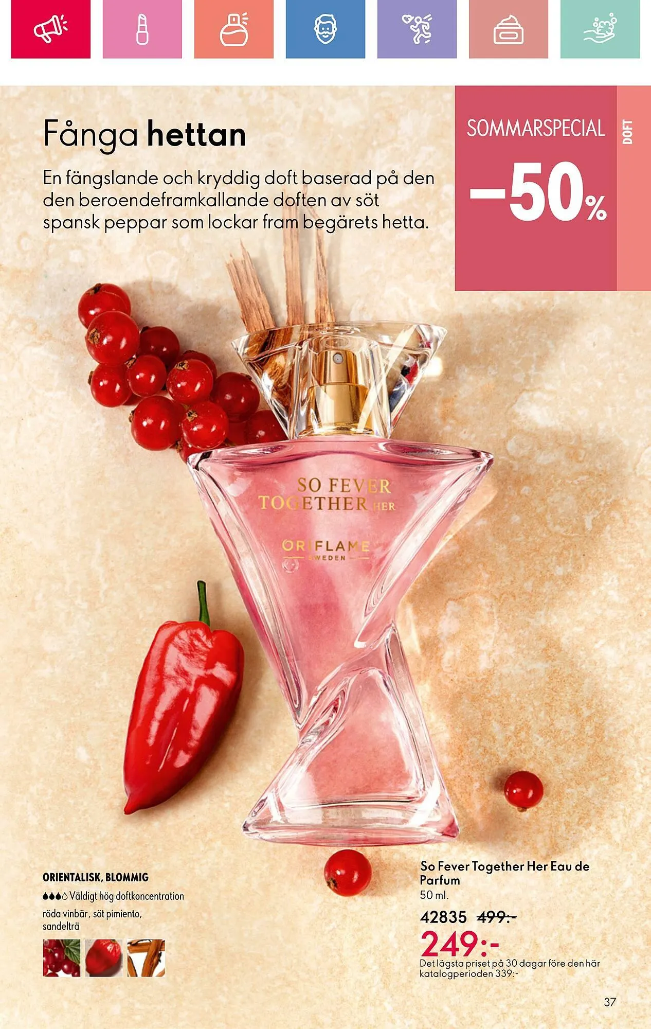 Oriflame reklamblad från 22 juni till 12 juli 2025 - Reklamblad sidor 37