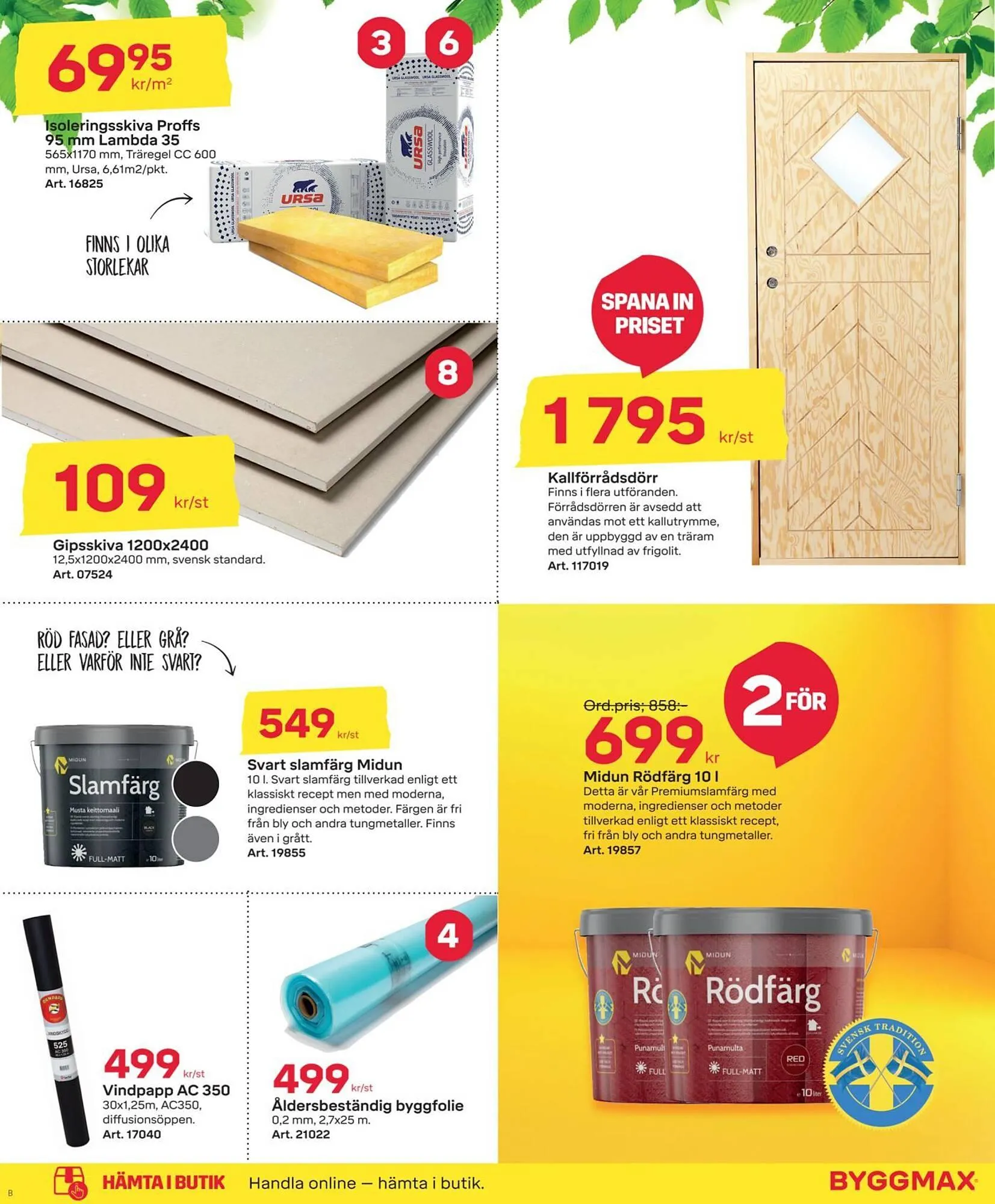 Byggmax reklamblad från 1 augusti till 18 augusti 2024 - Reklamblad sidor 5