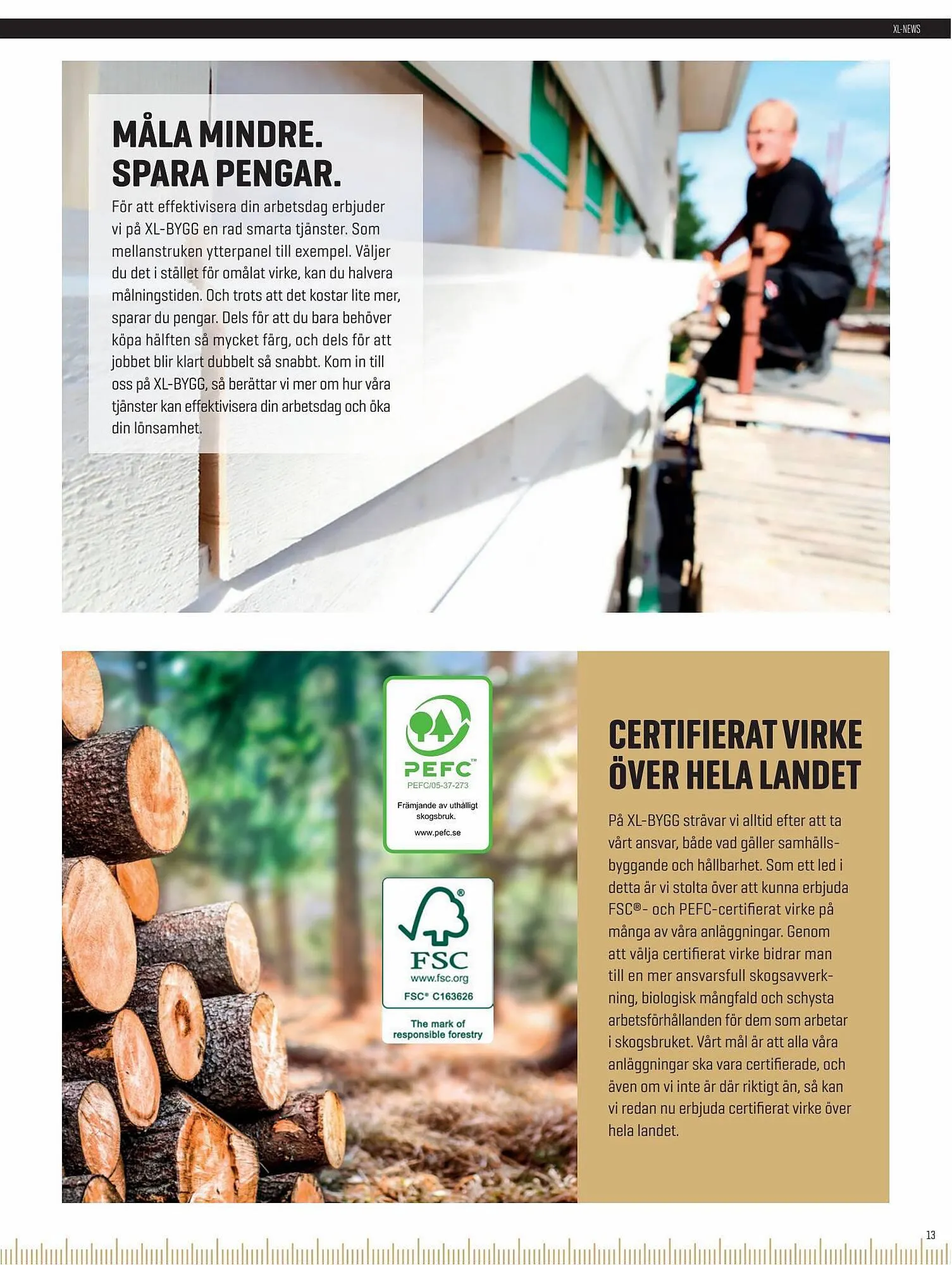 XL-Bygg reklamblad från 11 augusti till 11 september 2023 - Reklamblad sidor 13