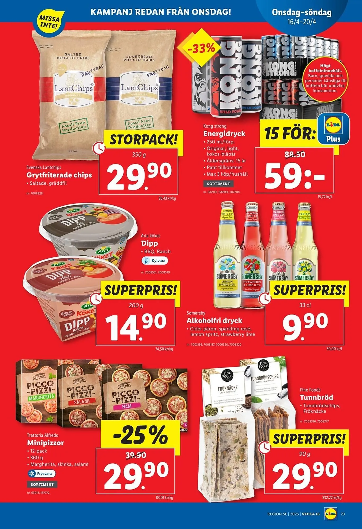 Lidl reklamblad från 14 april till 20 april 2025 - Reklamblad sidor 25