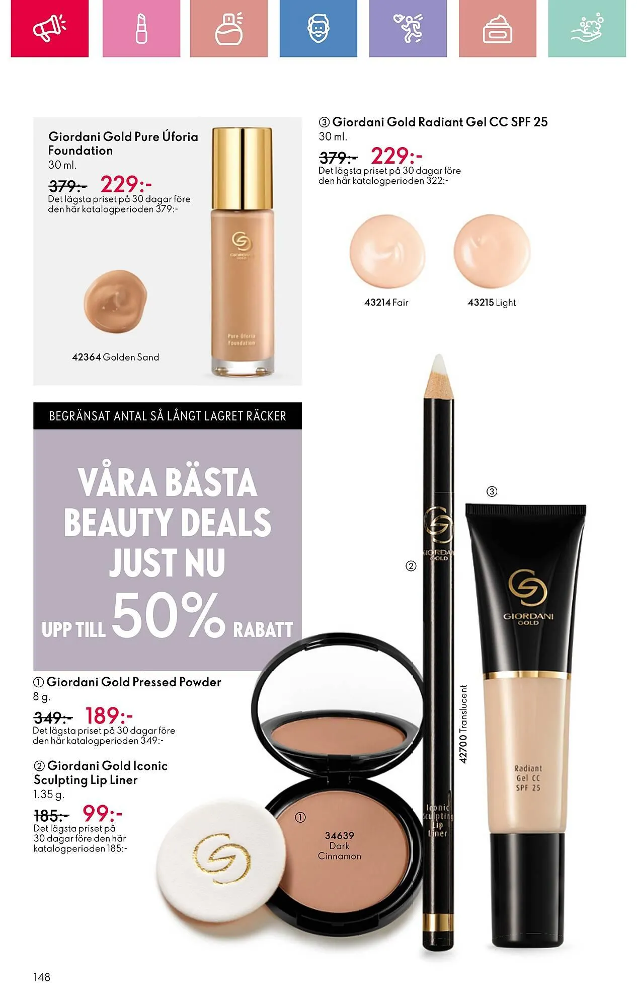 Oriflame reklamblad från 26 januari till 15 februari 2025 - Reklamblad sidor 148