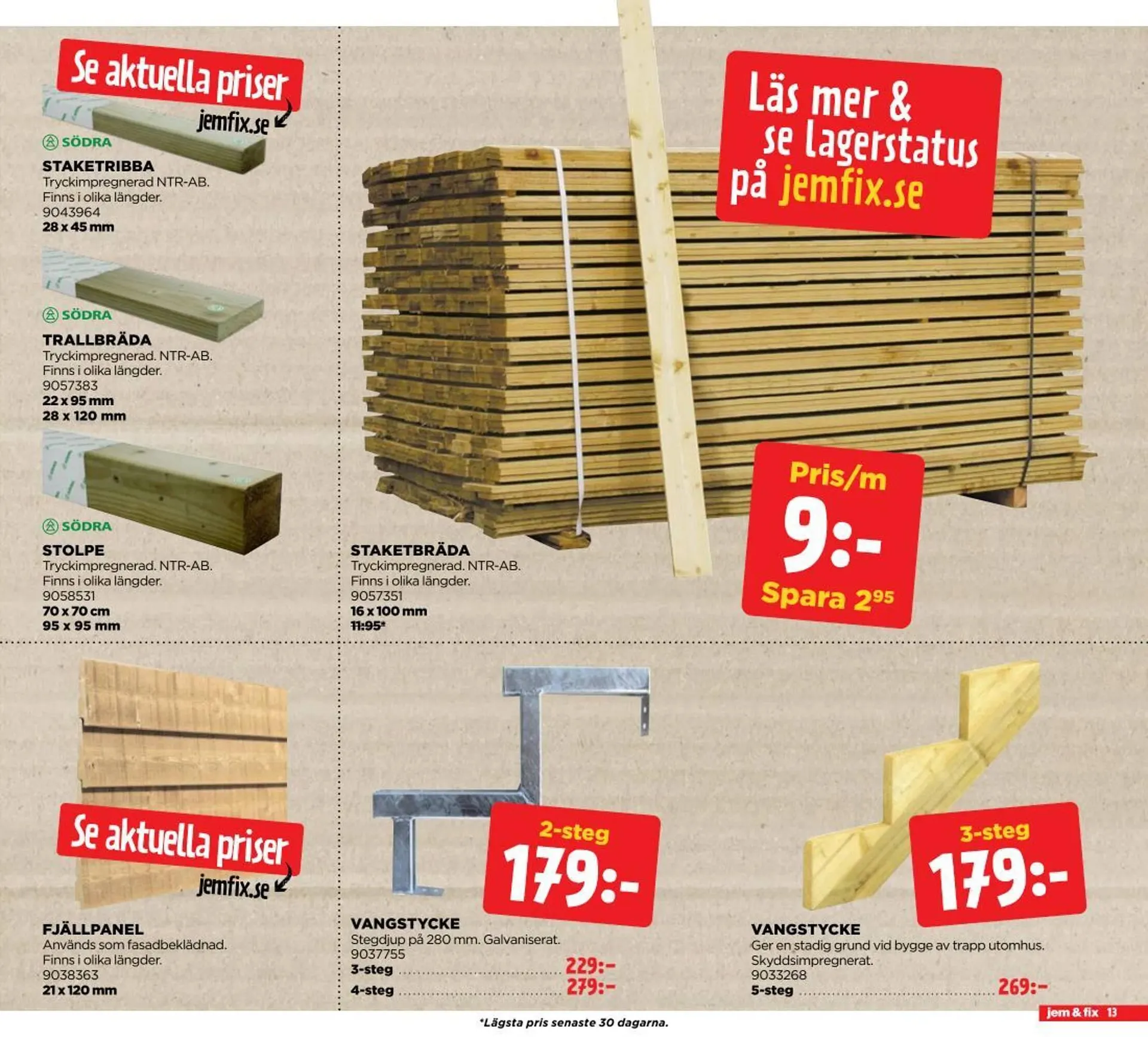 Jem&Fix reklamblad från 24 mars till 6 april 2025 - Reklamblad sidor 13