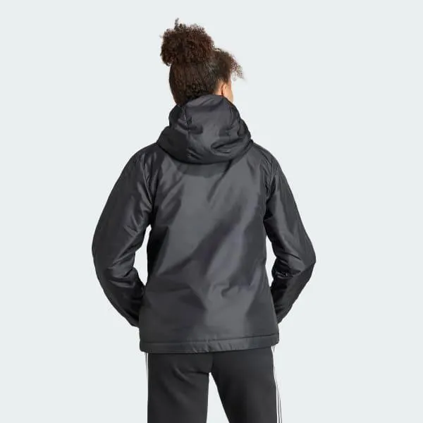 Essentials 3-Stripes Insulated Hooded Jacket