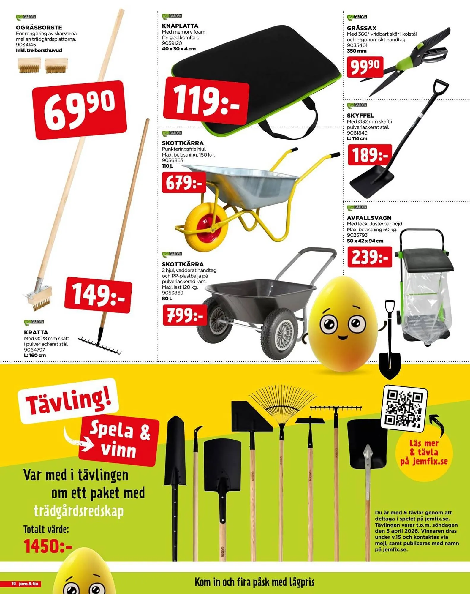 Jem&Fix reklamblad från 30 mars till 6 april 2026 - Reklamblad sidor 10