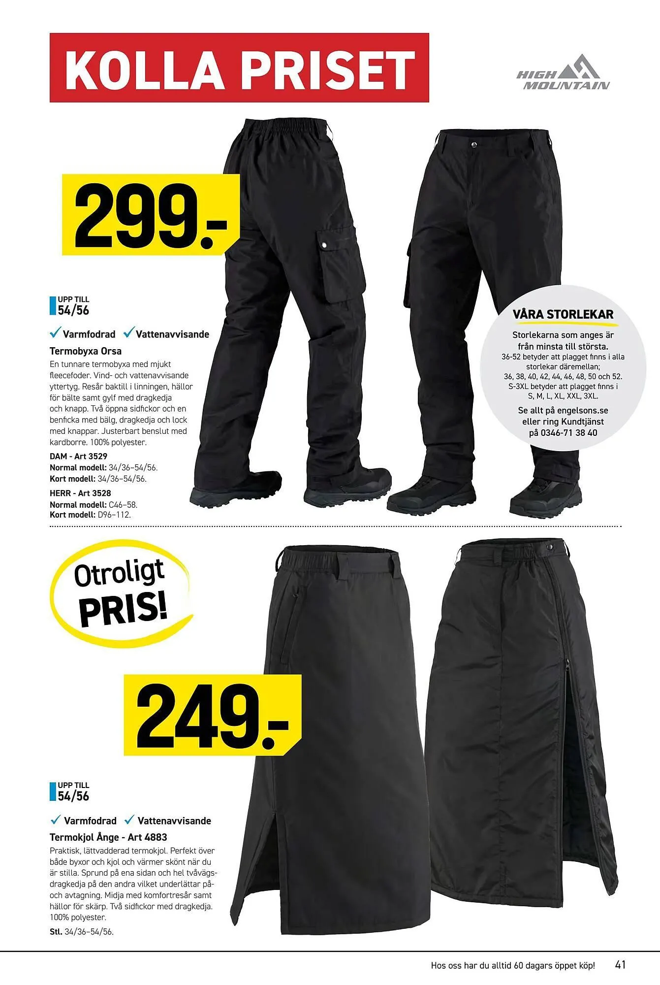 Engelsons reklamblad från 1 september till 3 september 2025 - Reklamblad sidor 41