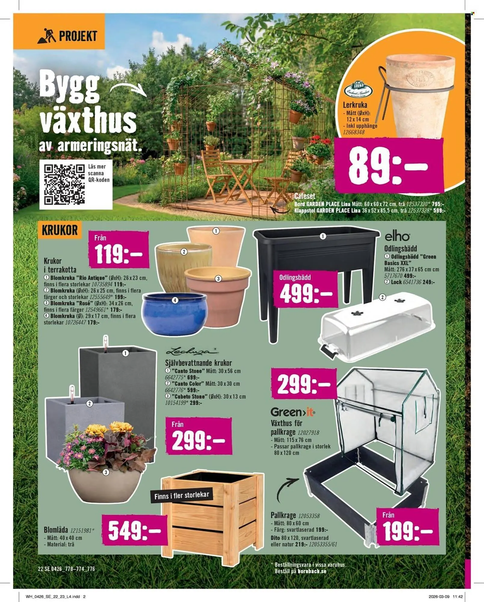 Hornbach reklamblad från 1 april till 30 april 2026 - Reklamblad sidor 22