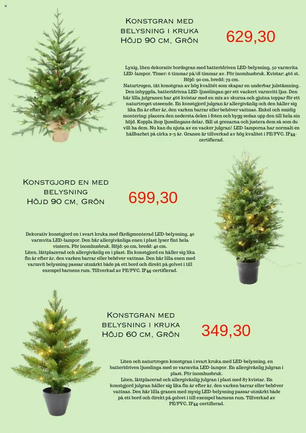 Plantagen - erbjudanden från 1 november till 23 november 2023 - Reklamblad sidor 3
