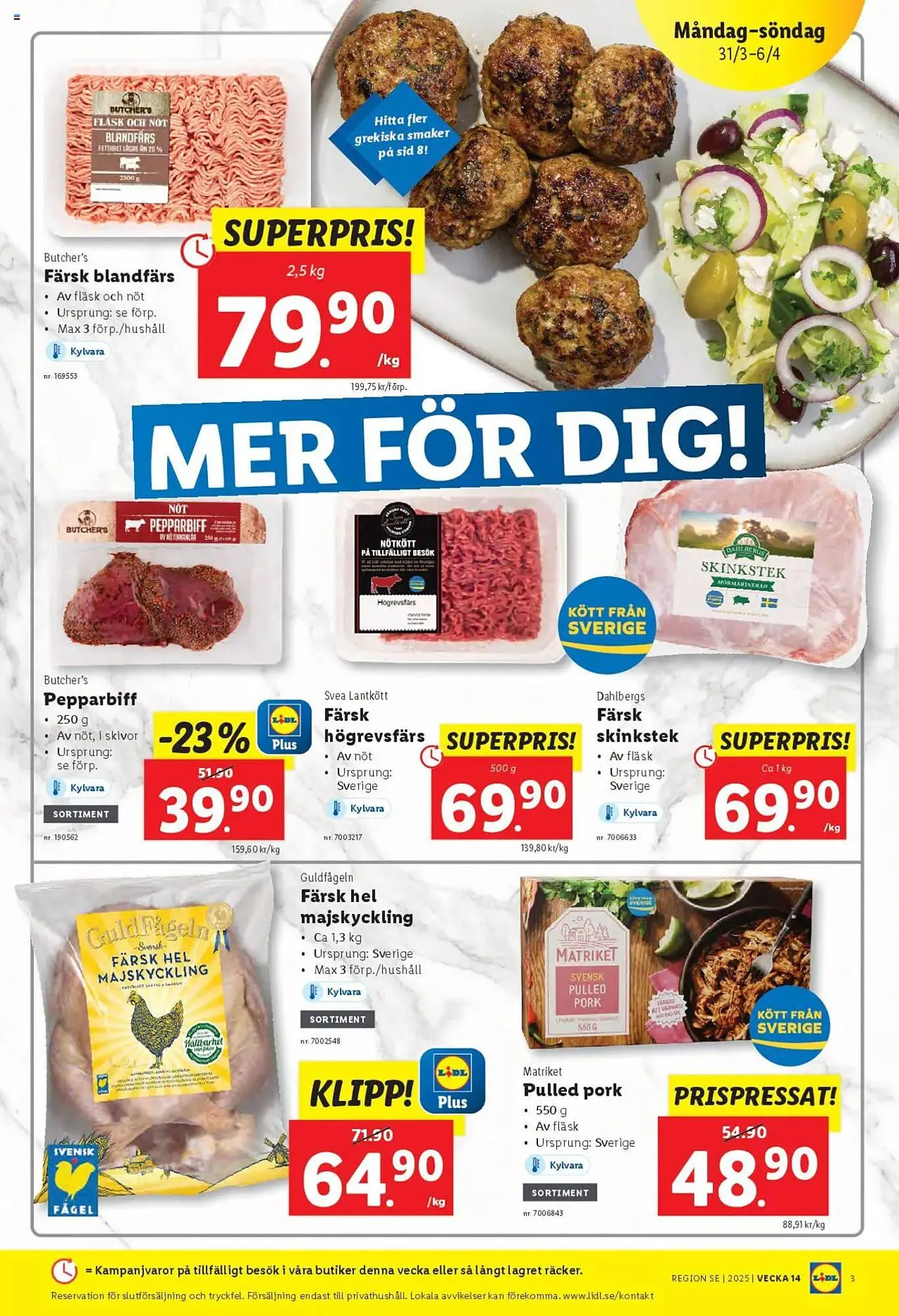 Lidl reklamblad från 31 mars till 6 april 2025 - Reklamblad sidor 3
