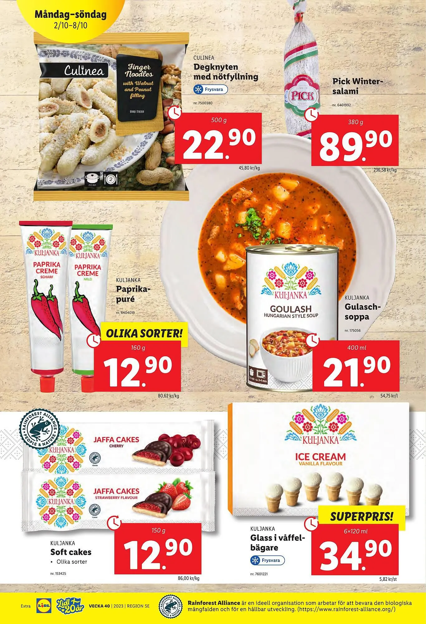Lidl reklamblad från 2 oktober till 8 oktober 2023 - Reklamblad sidor 12