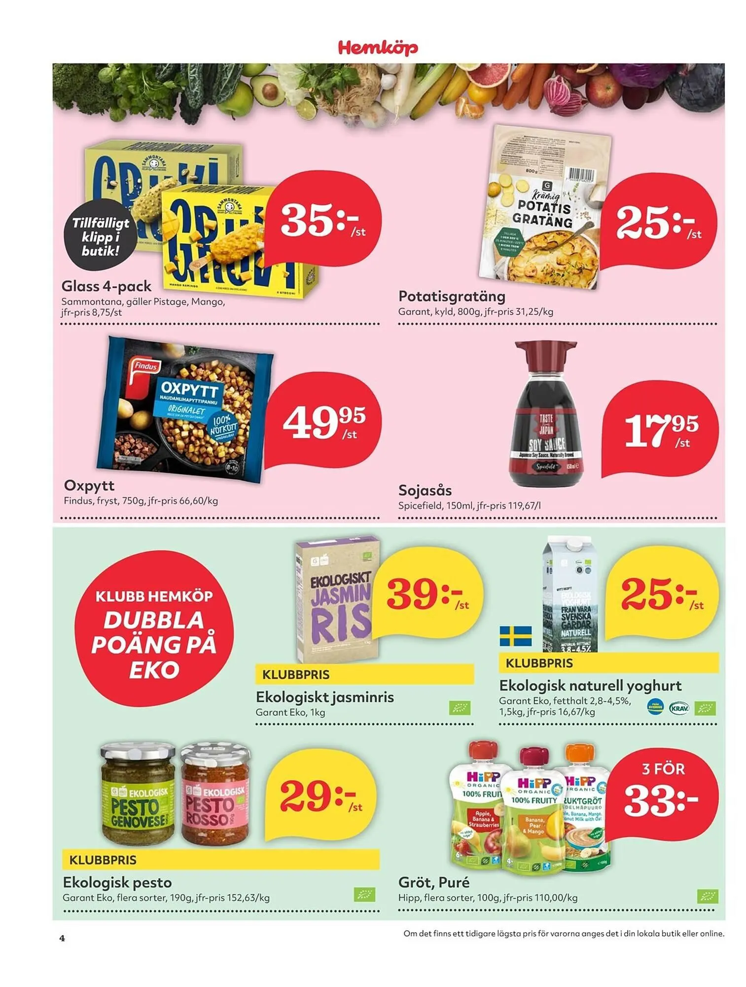 Hemköp reklamblad från 17 mars till 23 mars 2025 - Reklamblad sidor 4