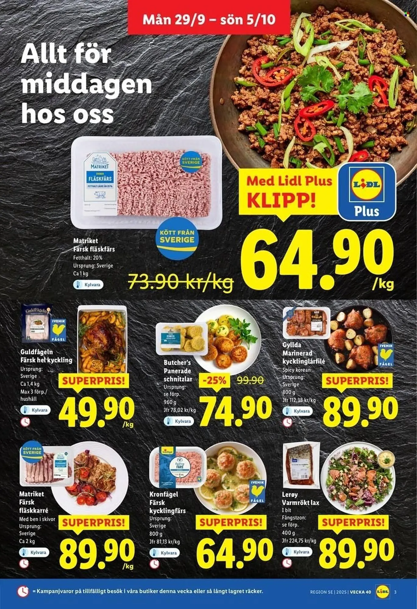 Lidl reklamblad från 29 september till 5 oktober 2025 - Reklamblad sidor 3